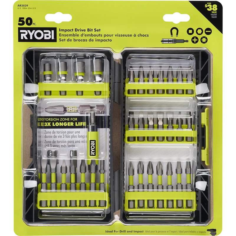 50 PC. Impact Drive Bit Set