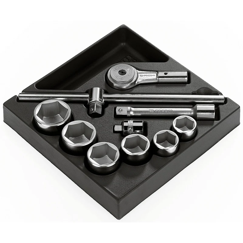 [MOD.K1] Module K1 de Douilles, 6 pans, de 34 à 55 mm, 3/4"