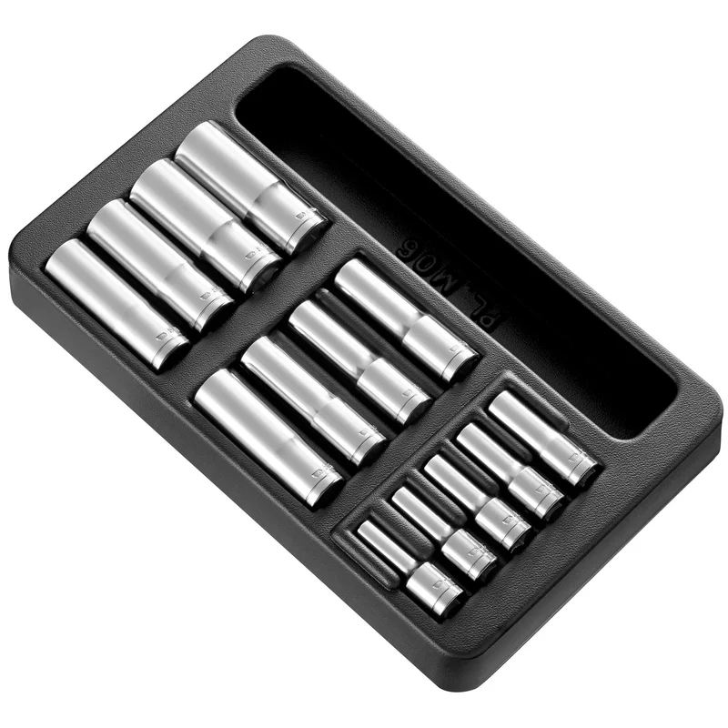 [MOD.HLBPB] Module douilles longues, 6 pans métriques, 13 pièces
