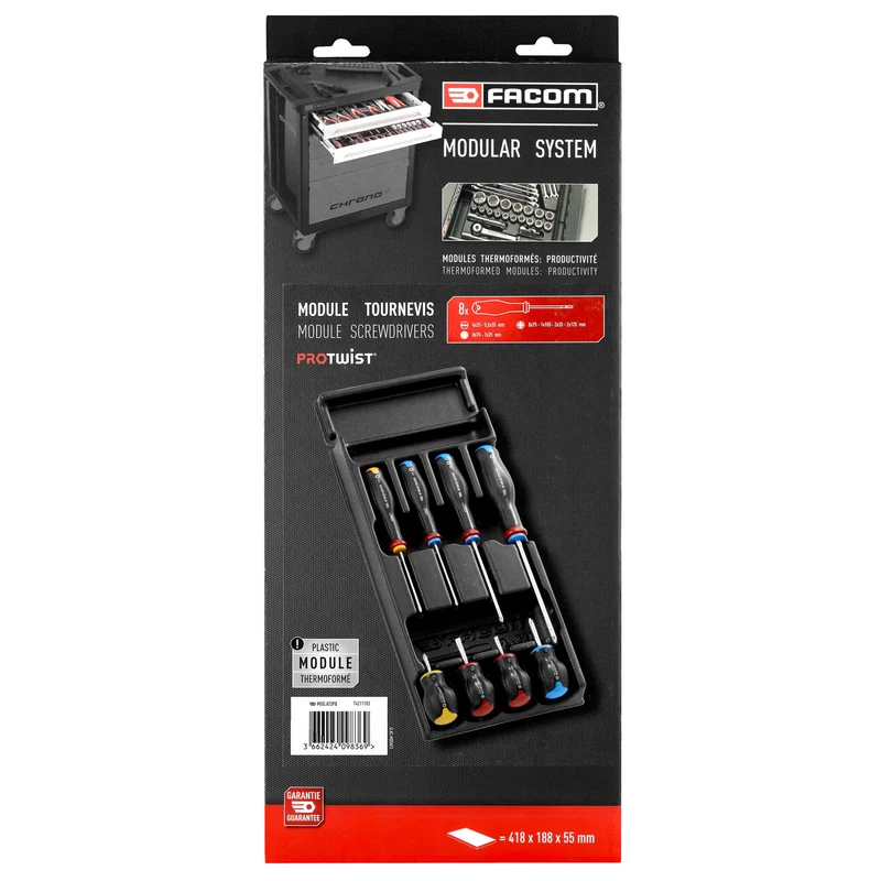 [MOD.AT3PB] Tournevis PROTWIST® module 8 pièces