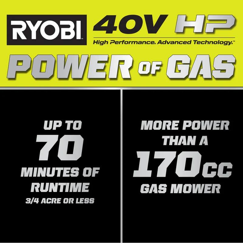 40V HP Brushless 21" Self-Propelled Multi-Blade Mower Kit