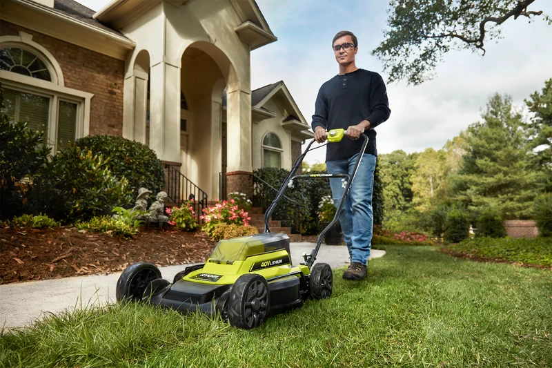 40V 18" Mulching & Side Discharge Mower