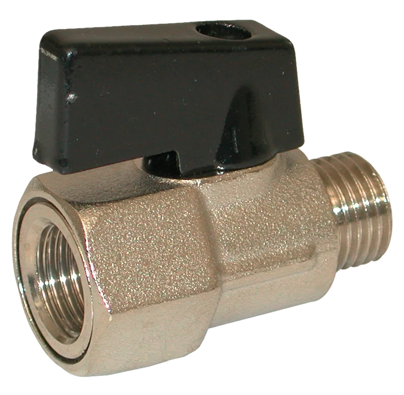 Robinet 1/4 Noir-5 1/4”M - 1/4”F 473972 Lacme