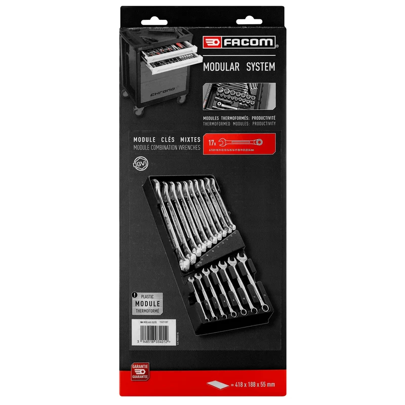 [MOD.440-1XLPB] Module 17 clés mixtes OGV®