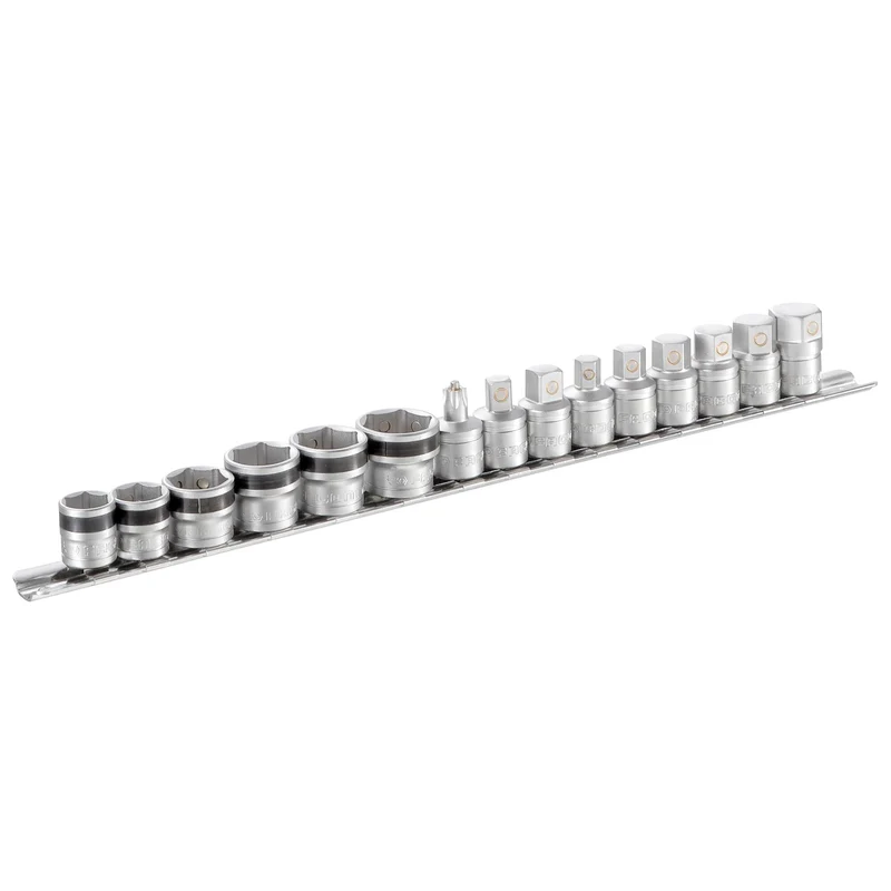 [MB-J15] Jeu de 9 embouts et 6 douilles de vidange magnétiques sur rack de rangement