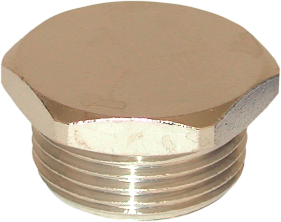 Bouchon 3/4" Mâle - En Laiton Nickelé (Vrac Par 1) 358954 Lacme