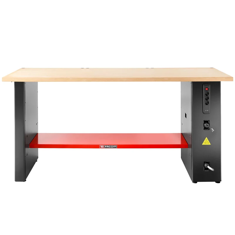 [JLS3-PSHPOWER] Pied power, version haute, 1015 mm, prises, enrouleurs électriques et air comprimé