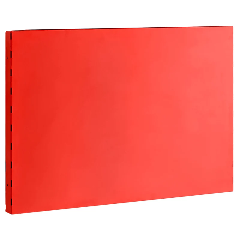 [JLS3-PPNB] Demi panneau d'affichage, métal, aimanté, rouge