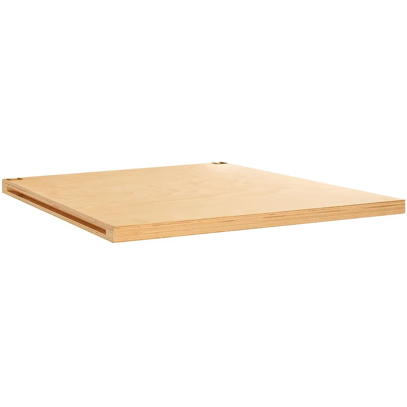 [JLS3-PB1] Plateau bois, 40 mm, 727 x 750 mm, résistance charge statique 500 kg