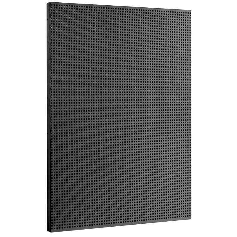 [JLS3-PAV1BS] Panneau perforé pour accrochage vertical, carrés 6 x 6 mm, 1 module, noir