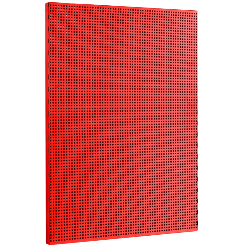 [JLS3-PAV1] Panneau perforé pour accrochage vertical, carrés 6 x 6 mm, 1 module, rouge
