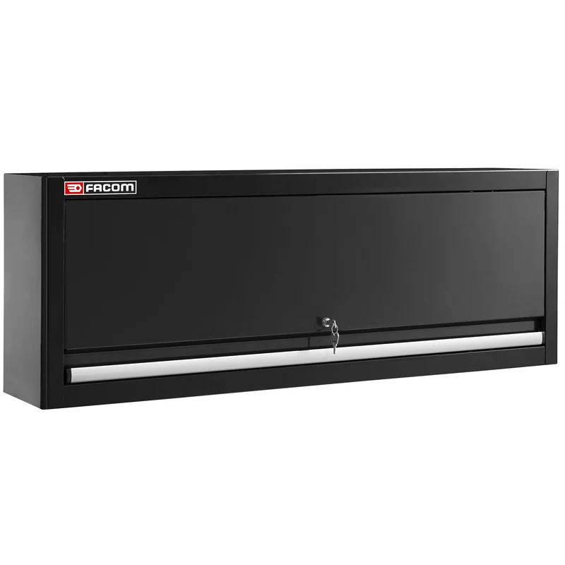 [JLS3-CHDPPBS] Coffre haut double porte pleine, noir