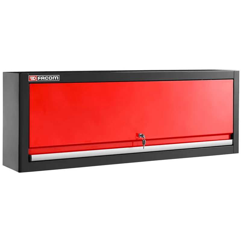 [JLS3-CHDPP] Coffre haut double porte pleine, rouge