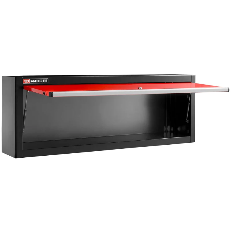 [JLS3-CHDPP] Coffre haut double porte pleine, rouge