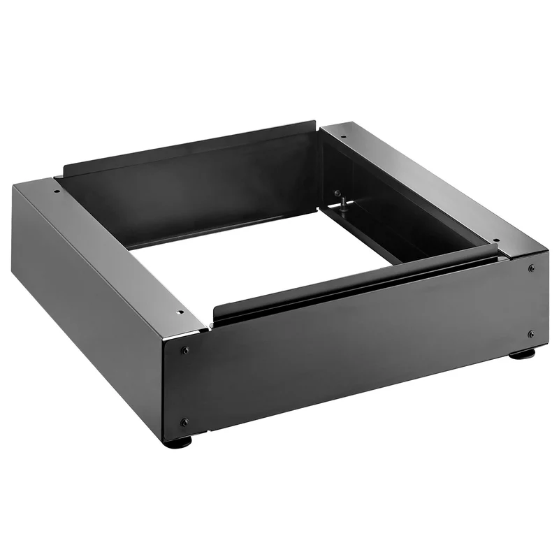 [JLS3-BASEMBS] Réhausse métal pour meuble bas simple, noire