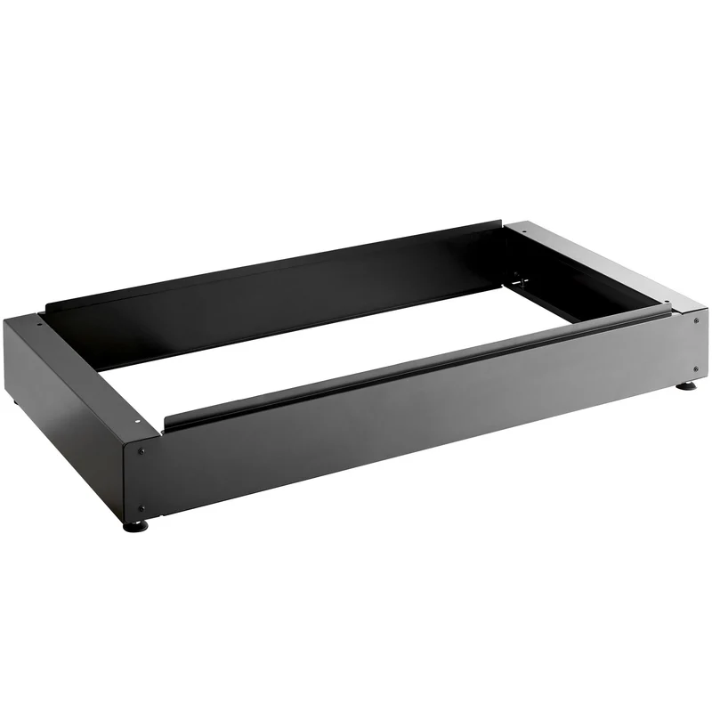 [JLS3-BASEMBD] Réhausse métal pour meuble bas double, noire