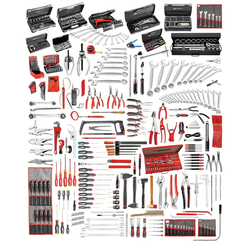[JET8.M160A] Sélection maintenance industrielle 528 outils - servante 8 tiroirs et coffre
