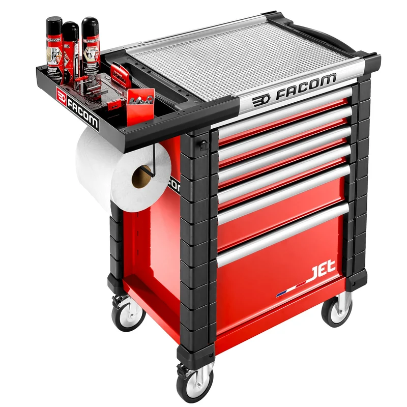[JET.WA5-1] Accessoires servante atelier JET : extension support rouleau papier et bouteilles - série JET.MXA