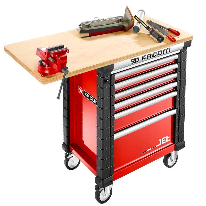 [JET.WA14M5] Plateau en bois multiplis hêtre, 28 mm, pour servantes JET.M5A