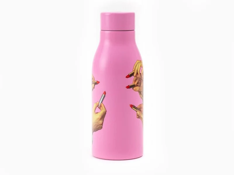Seletti porte Toiletpaper - Bouteille thermique - Rouges à lèvres rose