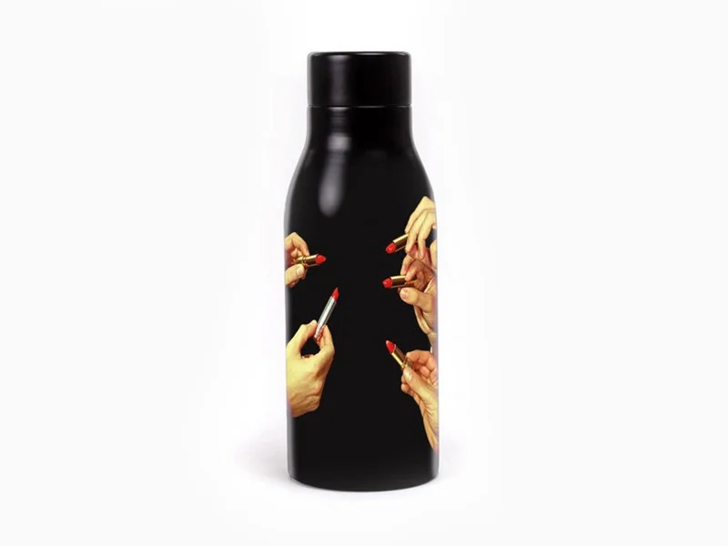 Seletti porte Toiletpaper - Bouteille thermique - Rouges à lèvres noir