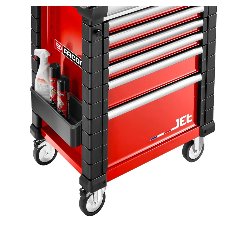 [JET.LA1] Accessoire latéral servante atelier JET : porte bidons métal, toutes séries