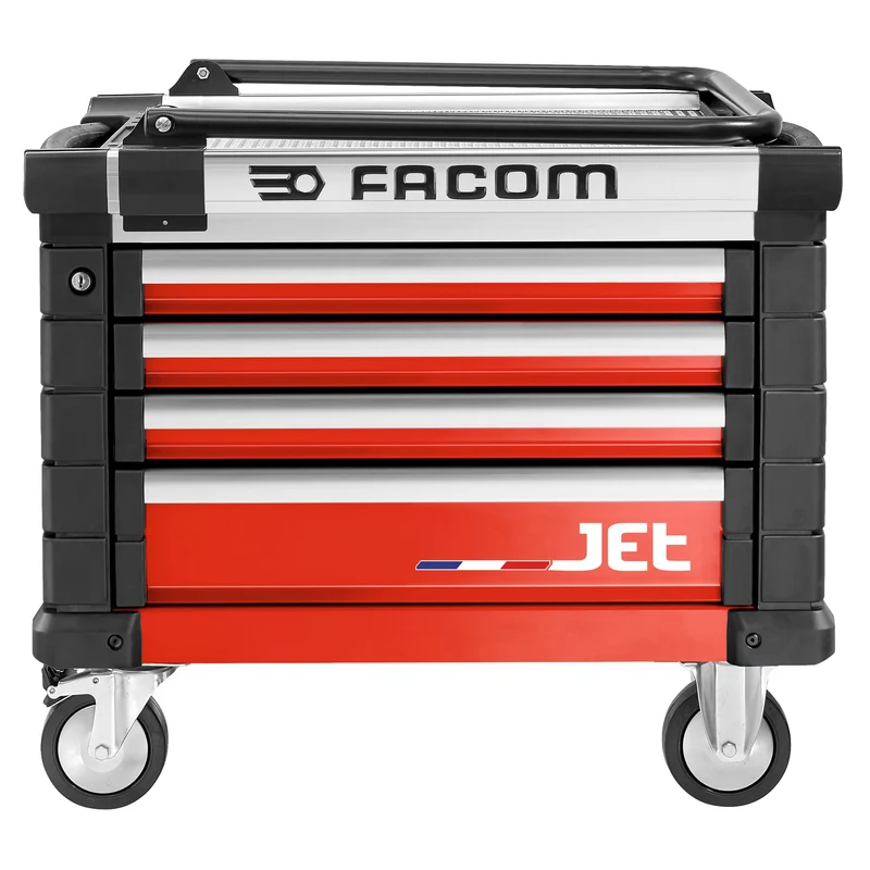 [JET.CR4M3A] Coffre mobile 4 tiroirs, L 569 x H 421 mm, 3 modules par tiroir