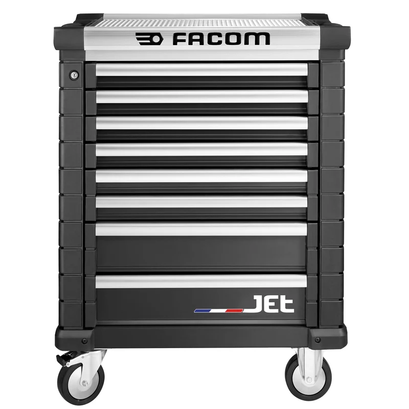 [JET.8NM3A] Servante 8 tiroirs, L 569 x H 421 mm, 3 modules par tiroir, gamme Safety