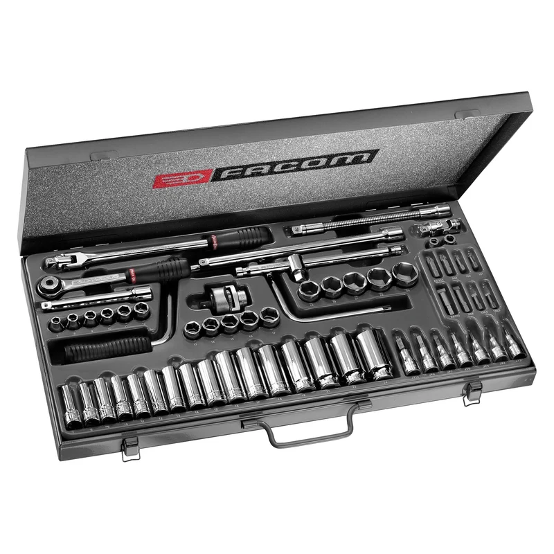 [J.451EP] Coffret embouts, douilles, 3/8"
