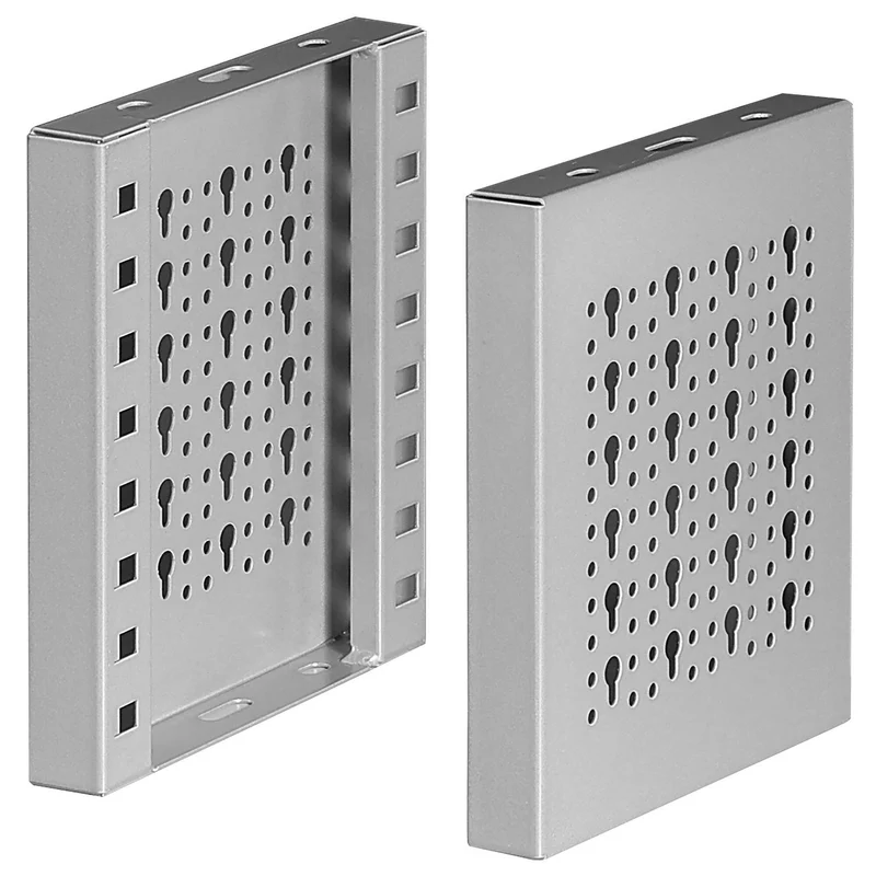 [F50030051] 2 montants métal 5003ME, pour création étagères, P 375 x H 542 mm