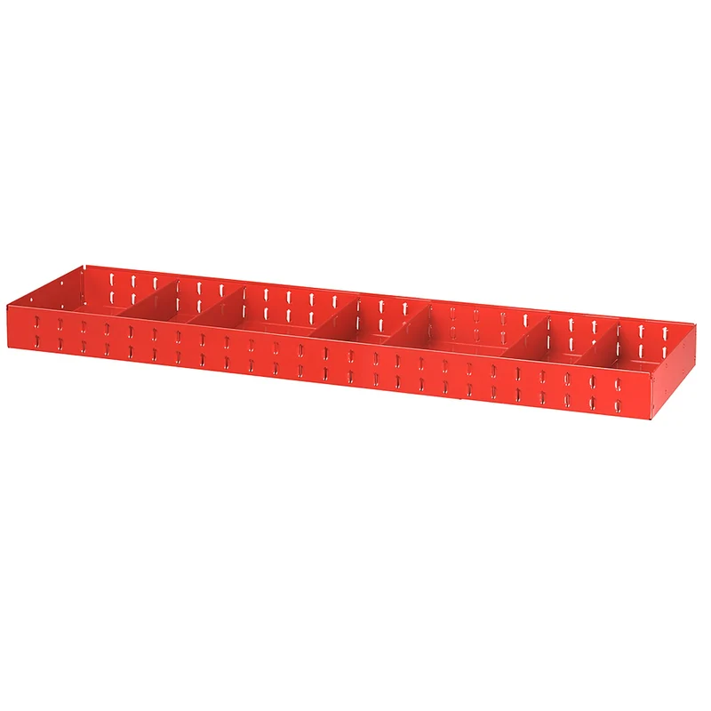 [F50030032] Étagère large avec 6 diviseurs amovibles 1425 x 375 x 90 mm