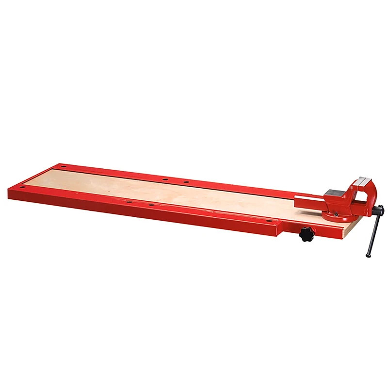 [F50020074] Plan de travail bois avec étau 1224.100E, L 1310 mm