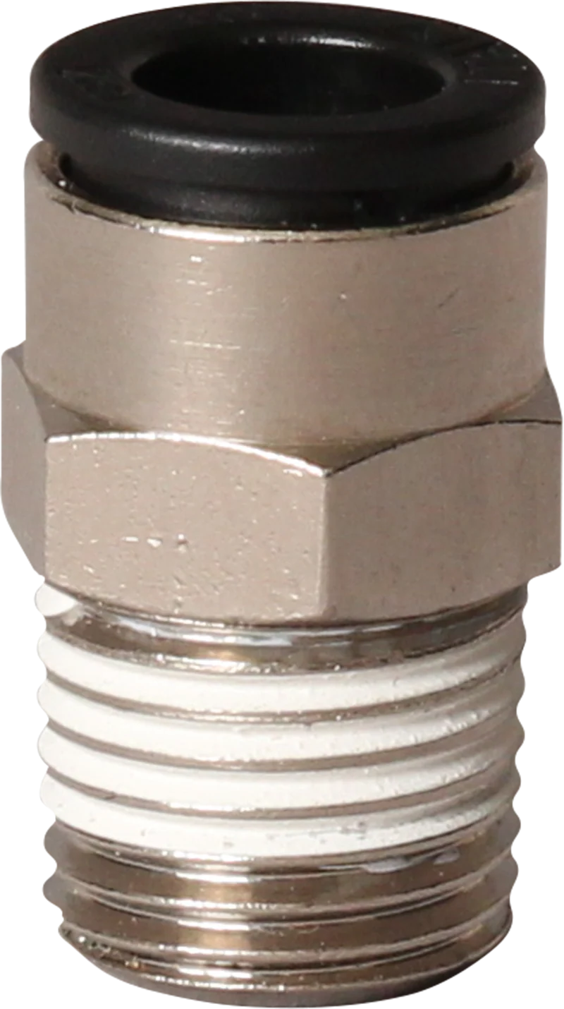 Raccord Rit1008-2 Droit Male 1/4M - 409312 Lacme