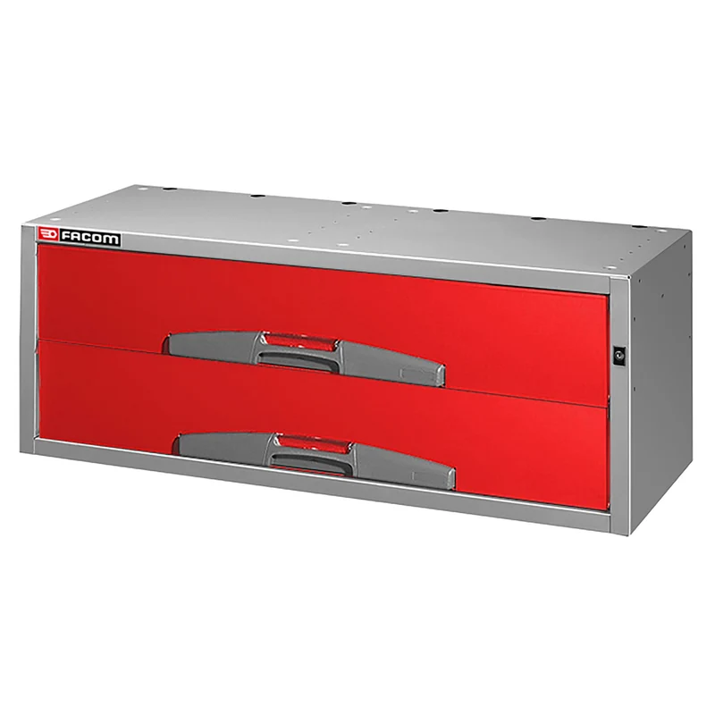 [F50000084] Caisson grande largeur 2 tiroirs H 155 mm, L 990 x H 382 mm