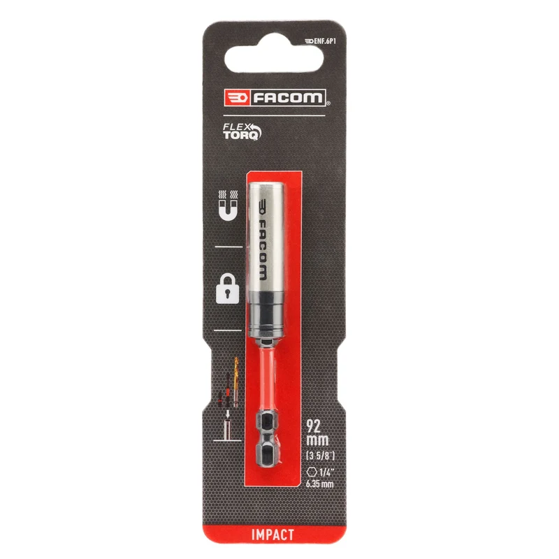 [ENF.6P1] Porte-embout avec zone de torsion, 92 mm