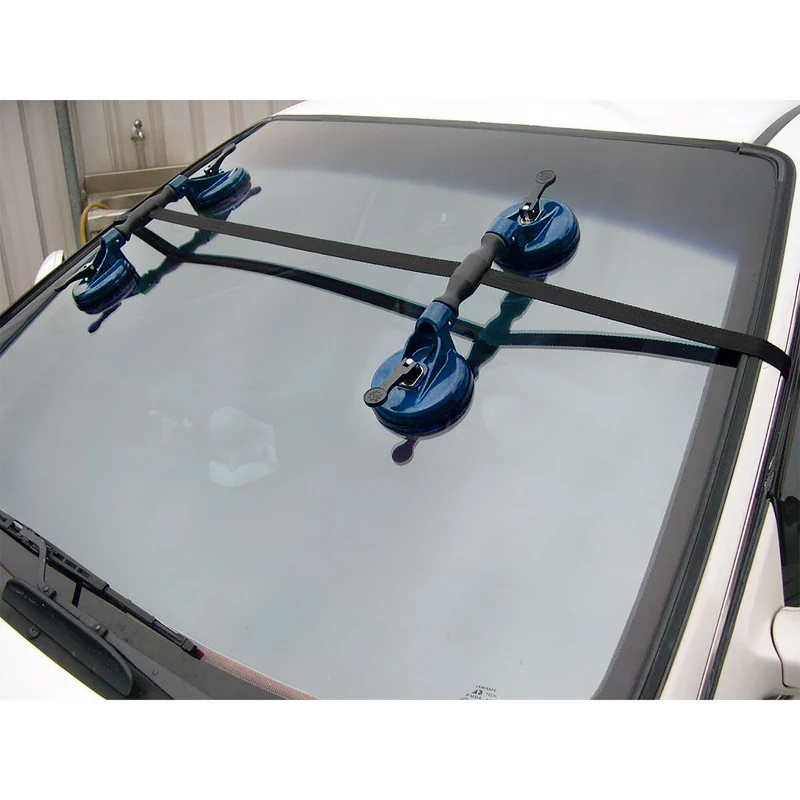 [E201501] Expert - Jeu de 2 paires de ventouses + sangle pour pare-brise