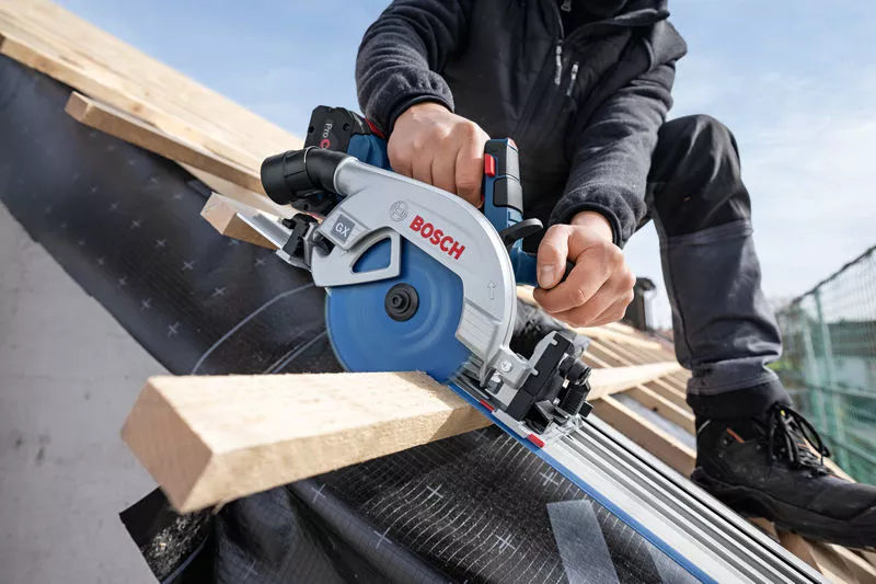 SCIE CIRCULAIRE ø 165 mm GKS 18V-57-2 GX + rail de guidage - 06016C1003 Bosch