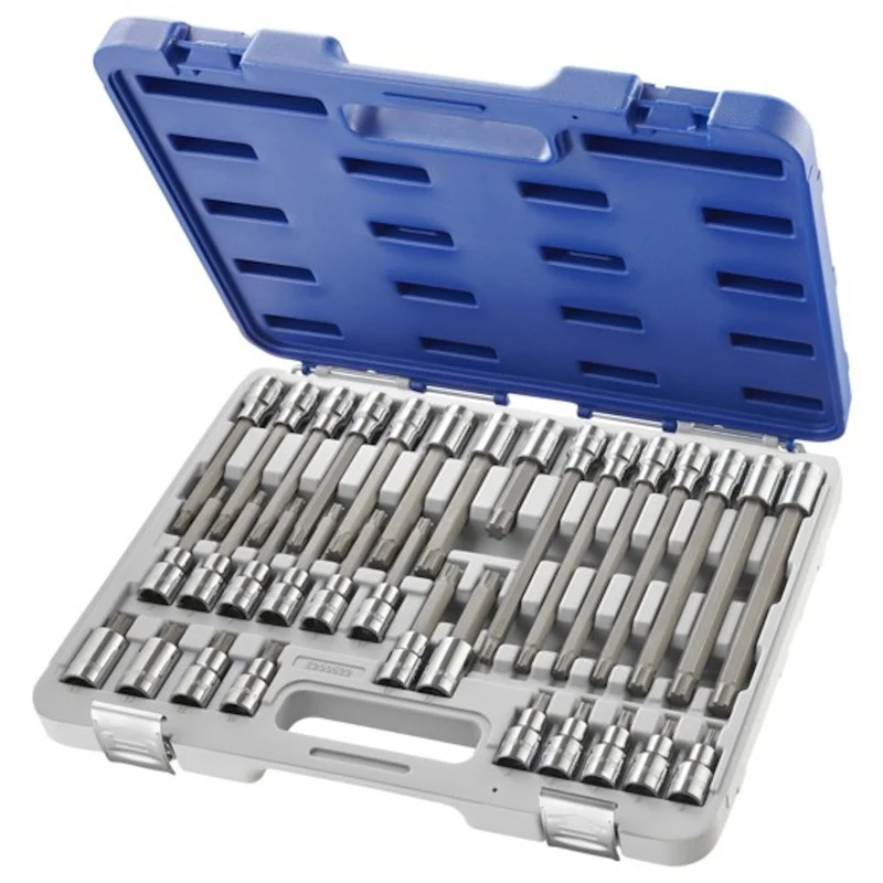 [E200522] Expert - Coffret de douilles tournevis 1/2” créneaux - 32 pièces