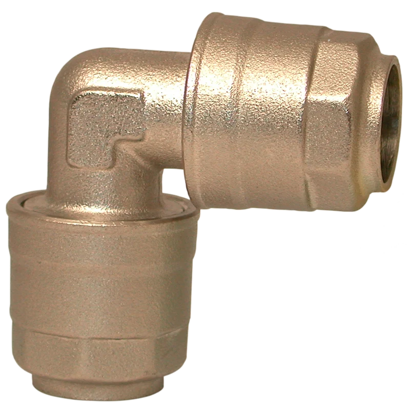 Raccord instantané union double coude 90° pour tube DN20 - 402500 Lacmé