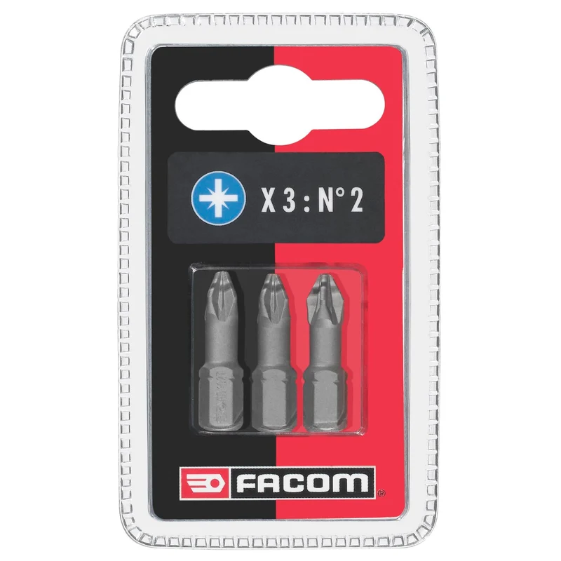 [ED101T.J3] Jeu de 3 embouts high perf' série 1 pour vis Pozidriv®