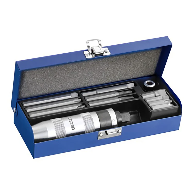 [E230301] Expert - Coffret tournevis à frapper - 12 pièces
