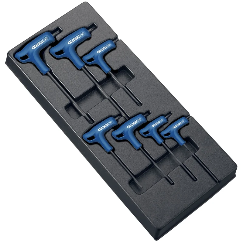 [E121708] EXPERT - Module de 7 clés mâles en T emmanchées Torx®