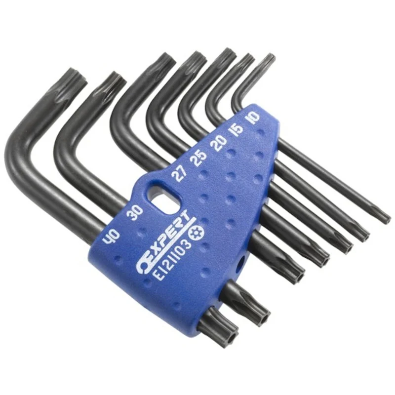 [E121103] EXPERT - Jeu de 7 clés mâles Resistorx® sur support plastique
