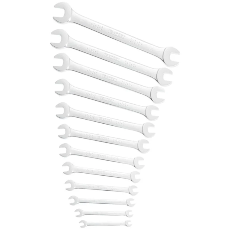 [E117381] Jeu de clés à fourche, métrique, 12 pièces