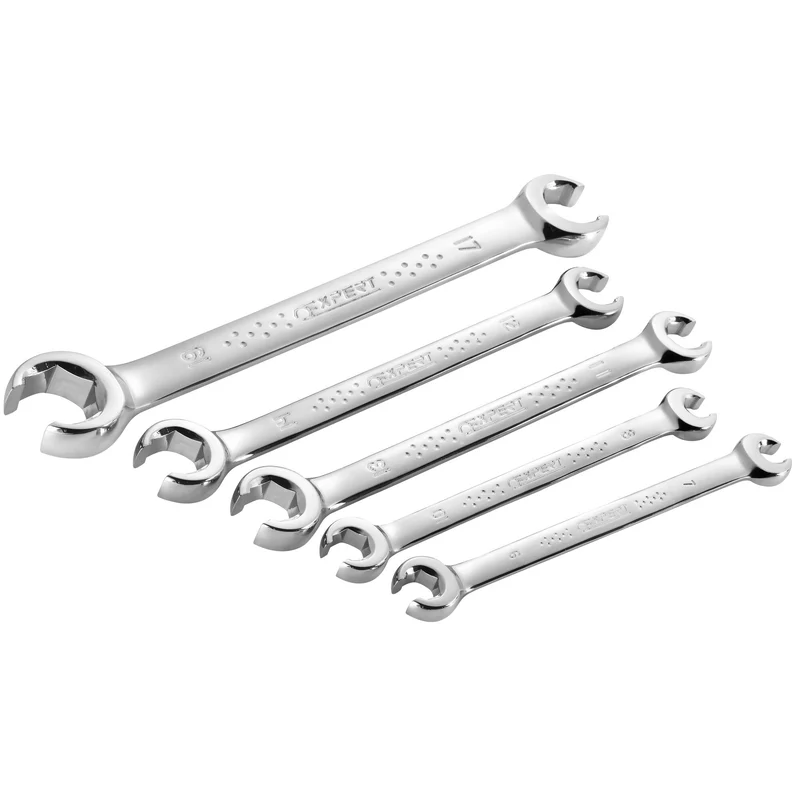 [E112501] Jeu de clés à tuyauter 6 pans, 5 pièces