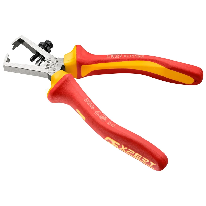 [E050416] EXPERT - Pince à dénuder 170 mm - isolée 1000 V - VDE