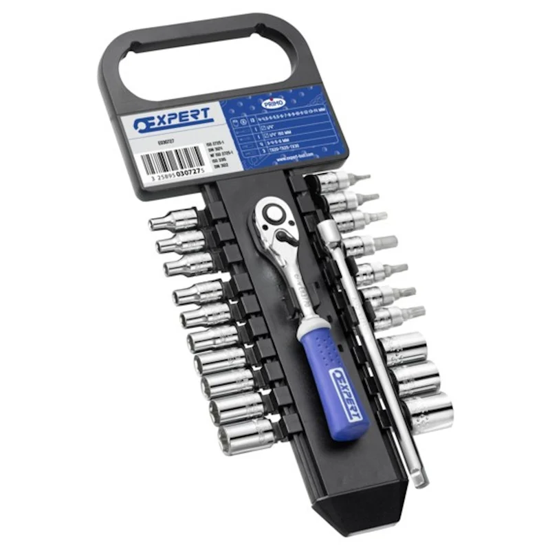 [E030727] Jeu de douilles 1/4", 22 pièces