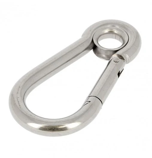 Mousqueton à oeil zingué diamètre 10 / longueur 100mm - 615604 Vigouroux