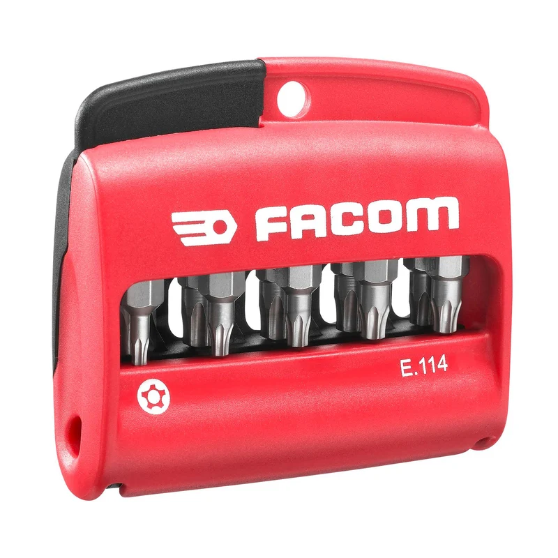 [E.114] Jeu mixte de 10 embouts Torx Plus® Tamper Résistant 1/4" - série 1 - 25 mm + porte-embouts