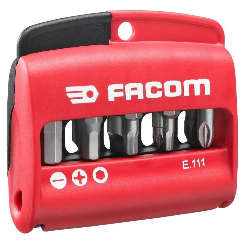 [E.111] Jeu mixte de 10 embouts 1/4" - série 1 - 25 mm + porte-embouts - N°2